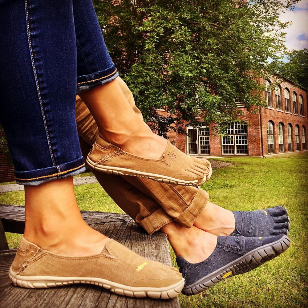 Vibram Five Fingers Womens Barefoot Shoes - Khaki - CVT-Hemp - 82630-OAES